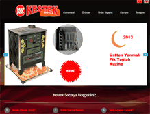 Tablet Screenshot of kesteksoba.com